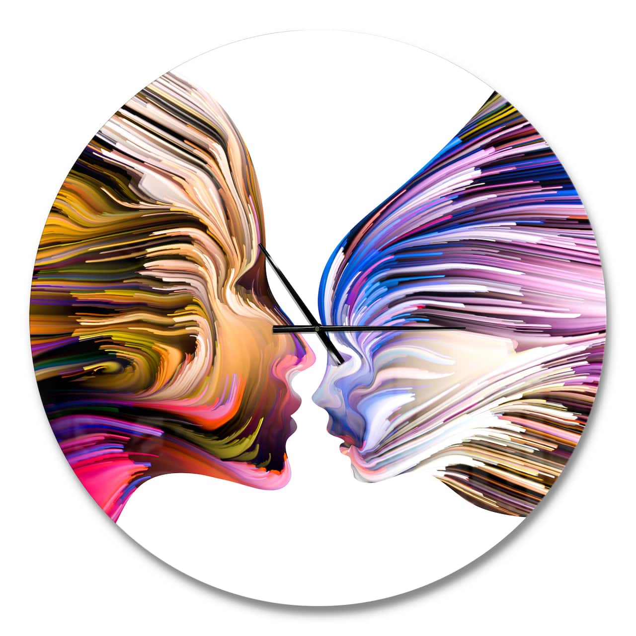 Designart 'Metaphorical Mind Painting Modern Wall Clock